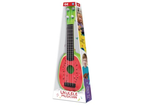 Ukulele Dla Dzieci Mini Gitara 4 Struny Owoc Arbuz 15" Ukulele Dla Dzieci Mini Gitara 4 Struny Owoc Arbuz 15"