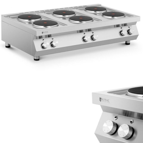 Kuchnia elektryczna 6-płytowa nastawna śr. 22 cm 6 x 2600 W 400 V ITALY Kuchnia elektryczna 6-płytowa nastawna śr. 22 cm 6 x 2600 W 400 V ITALY
