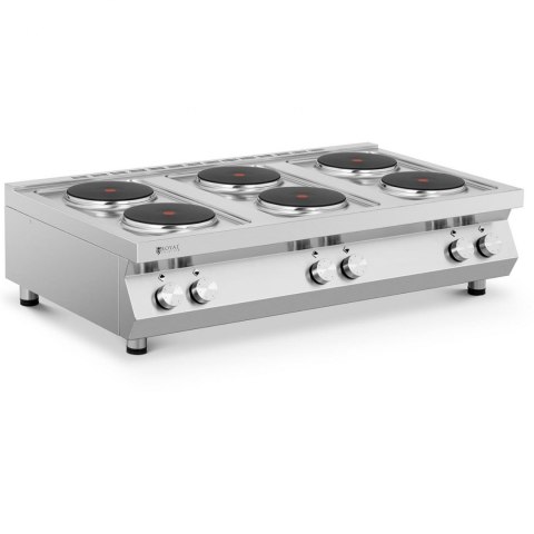 Kuchnia elektryczna 6-płytowa nastawna śr. 22 cm 6 x 2600 W 400 V ITALY Kuchnia elektryczna 6-płytowa nastawna śr. 22 cm 6 x 2600 W 400 V ITALY