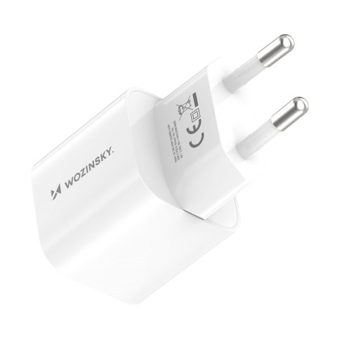 Ładowarka sieciowa 100-240V PD USB-C 20W biała Ładowarka sieciowa 100-240V PD USB-C 20W biała