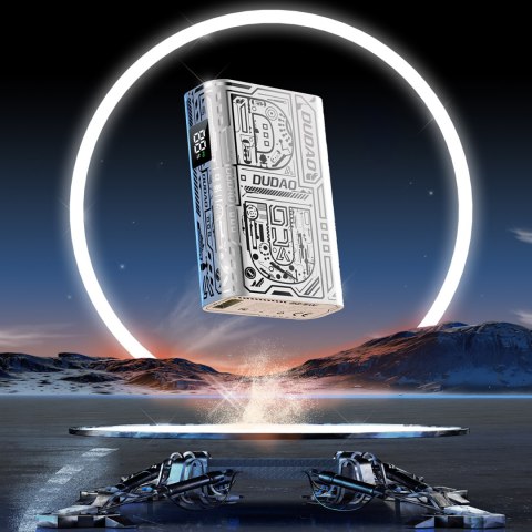 Stylowy powerbank 10000mAh USB-A / USB-C 22.5W srebrny Stylowy powerbank 10000mAh USB-A / USB-C 22.5W srebrny