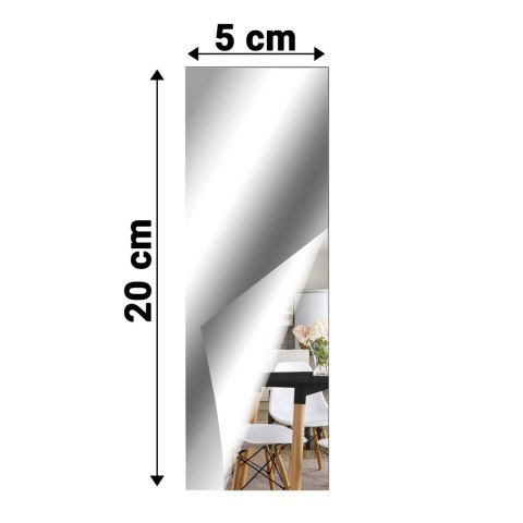 Dekoracyjne lustro akrylowe Oblong 20 cm Dekoracyjne lustro akrylowe Oblong 20 cm