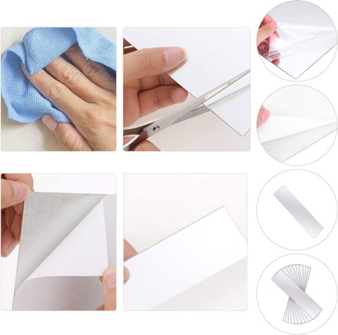 Dekoracyjne lustro akrylowe Oblong 20 cm Dekoracyjne lustro akrylowe Oblong 20 cm