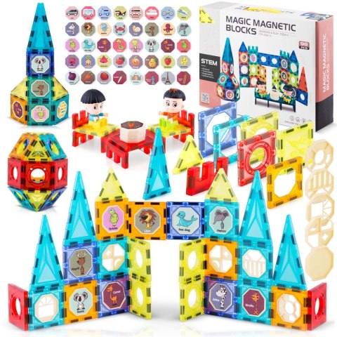 Klocki magnetyczne Wieża RK-768 Ricokids Klocki magnetyczne Wieża RK-768 Ricokids