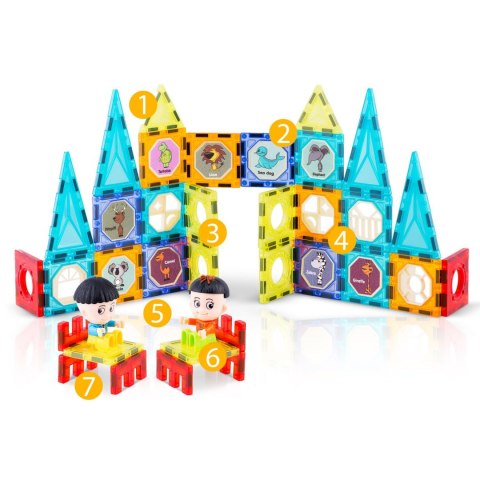 Klocki magnetyczne Wieża RK-768 Ricokids Klocki magnetyczne Wieża RK-768 Ricokids