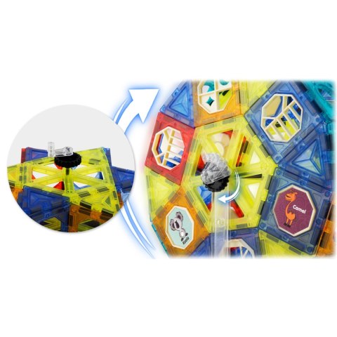 Klocki magnetyczne z karuzela RK-769 Ricokids Klocki magnetyczne z karuzela RK-769 Ricokids