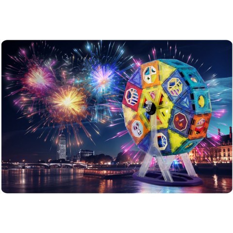 Klocki magnetyczne z karuzela RK-769 Ricokids Klocki magnetyczne z karuzela RK-769 Ricokids