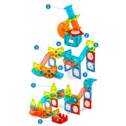 Klocki magnetyczne z podświetleniem RK-763 Ricokids Klocki magnetyczne z podświetleniem RK-763 Ricokids