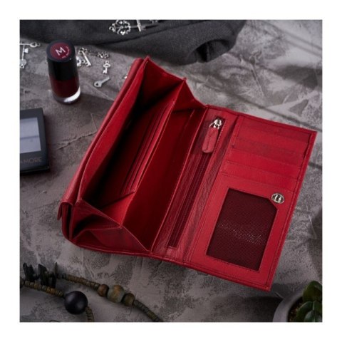 Portfel damski skórzany z kwiatowym wzorem T-45-RD etui na klucze T-51-NRD zestaw prezentowy Paolo Peruzzi ZUP-119-RD Portfel damski skórzany z kwiatowym wzorem T-45-RD etui na klucze T-51-NRD zestaw prezentowy Paolo Peruzzi ZUP-119-RD