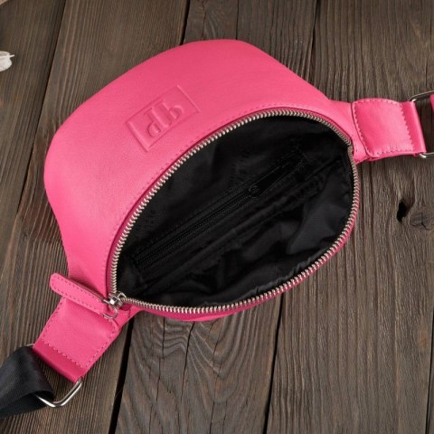 SASZETKA DAMSKA SKÓRZANA NERKA RÓŻOWA PAOLO PERUZZI T-97-PI