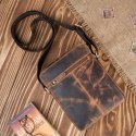 Saszetka męska skórzana na ramię brązowa vintage Paolo Peruzzi T-119-HBR