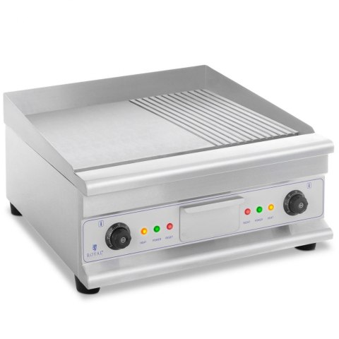 Grill płyta grillowa podwójna gładka ryflowana z szufladą na tłuszcz 230 V 2x 3200 W Grill płyta grillowa podwójna gładka ryflowana z szufladą na tłuszcz 230 V 2x 3200 W