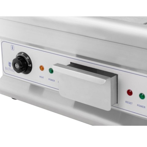 Grill płyta grillowa podwójna gładka ryflowana z szufladą na tłuszcz 230 V 2x 3200 W Grill płyta grillowa podwójna gładka ryflowana z szufladą na tłuszcz 230 V 2x 3200 W