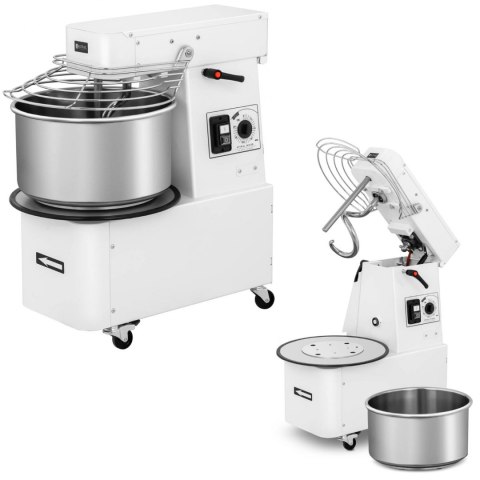 Miesiarka spiralna mikser spiralny do ciasta z wyjmowaną dzieżą 22 l 56 kg/h 750 W ITALY Miesiarka spiralna mikser spiralny do ciasta z wyjmowaną dzieżą 22 l 56 kg/h 750 W ITALY