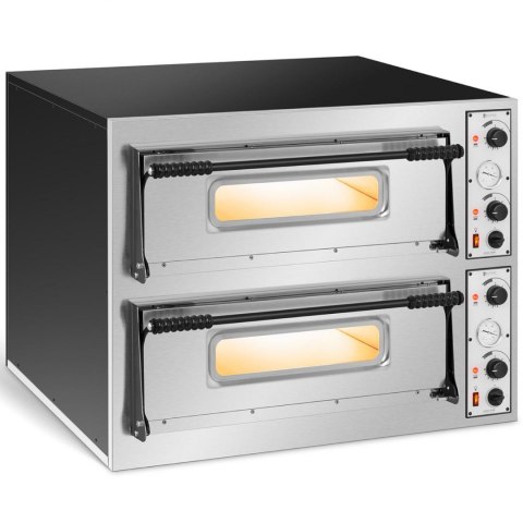 Profesjonalny piec do pizzy elektryczny dwukomorowy 8 pizz śr. 32 cm 400 V 9400 W ITALY Profesjonalny piec do pizzy elektryczny dwukomorowy 8 pizz śr. 32 cm 400 V 9400 W ITALY
