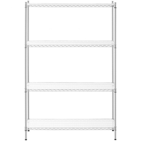 Regał warsztatowy chromowany ażurowy 4 półki + 4 maty do 1 t 1000 kg 120x45x180 cm Regał warsztatowy chromowany ażurowy 4 półki + 4 maty do 1 t 1000 kg 120x45x180 cm