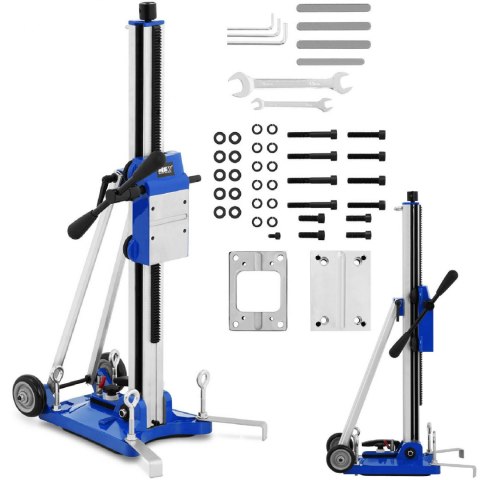Statyw stojak do wiertnicy wiertarki koronowej z regulacją i kołami śr. 130-300 mm Statyw stojak do wiertnicy wiertarki koronowej z regulacją i kołami śr. 130-300 mm