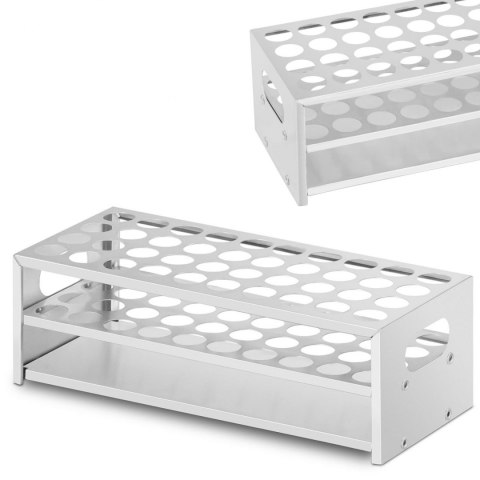 Stojak statyw laboratoryjny na probówki aluminiowy śr. 22.5 mm 40 miejsc Stojak statyw laboratoryjny na probówki aluminiowy śr. 22.5 mm 40 miejsc