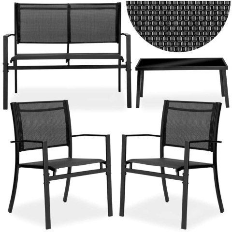 Meble ogrodowe zestaw GRACIOSA BLACK Meble ogrodowe zestaw GRACIOSA BLACK