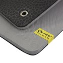 MFK02 GREY-BLACK MATA FITNESS KLUBOWA Z OTWORAMI HMS PREMIUM