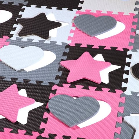 MD03 MATA DZIECIĘCA PUZZLE KOJEC PINK HEARTS 36 ELEMENTÓW 140x140CM NILS FUN MD03 MATA DZIECIĘCA PUZZLE KOJEC PINK HEARTS 36 ELEMENTÓW 140x140CM NILS FUN