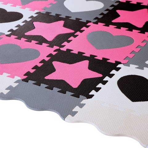 MD03 MATA DZIECIĘCA PUZZLE KOJEC PINK HEARTS 36 ELEMENTÓW 140x140CM NILS FUN MD03 MATA DZIECIĘCA PUZZLE KOJEC PINK HEARTS 36 ELEMENTÓW 140x140CM NILS FUN