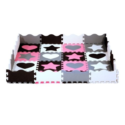 MD03 MATA DZIECIĘCA PUZZLE KOJEC PINK HEARTS 36 ELEMENTÓW 140x140CM NILS FUN MD03 MATA DZIECIĘCA PUZZLE KOJEC PINK HEARTS 36 ELEMENTÓW 140x140CM NILS FUN