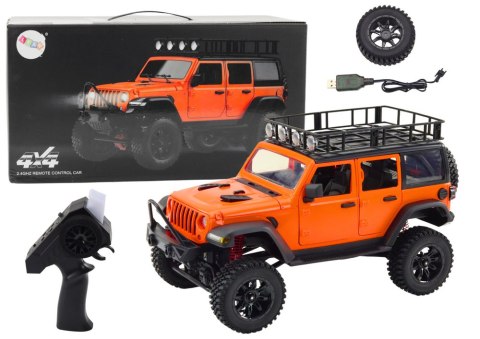 Auto Terenowe Zdalnie Sterowane RC 2.4G Napęd 4x4 Pomarańczowy Auto Terenowe Zdalnie Sterowane RC 2.4G Napęd 4x4 Pomarańczowy
