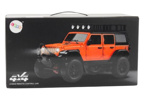 Auto Terenowe Zdalnie Sterowane RC 2.4G Napęd 4x4 Pomarańczowy Auto Terenowe Zdalnie Sterowane RC 2.4G Napęd 4x4 Pomarańczowy