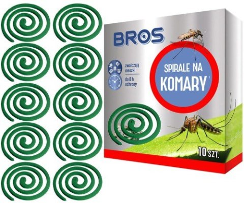 BROS - spirale na komary 10szt BROS - spirale na komary 10szt