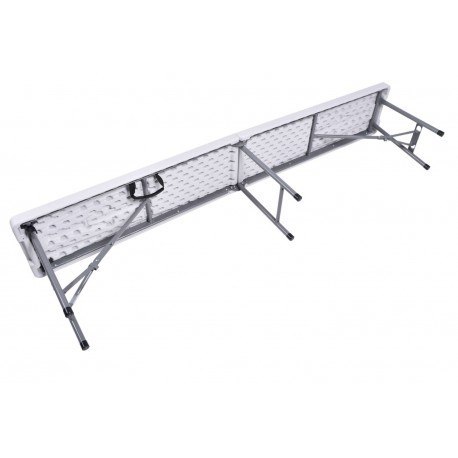 Ławka cateringowa składana 180 cm biała Ławka cateringowa składana 180 cm biała
