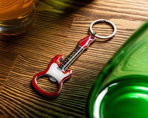Otwieracz gitara elektryczna z magnesem - CZERWONY Otwieracz gitara elektryczna z magnesem - CZERWONY