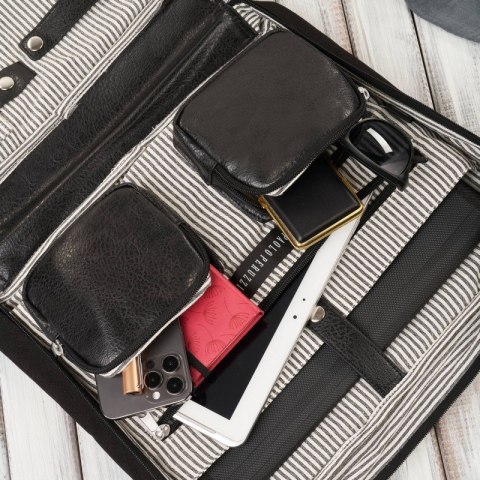 Torba męska na ramię lub do ręki wegańska do pracy na laptopa czarna Paolo Peruzzi E-14-BL Torba męska na ramię lub do ręki wegańska do pracy na laptopa czarna Paolo Peruzzi E-14-BL