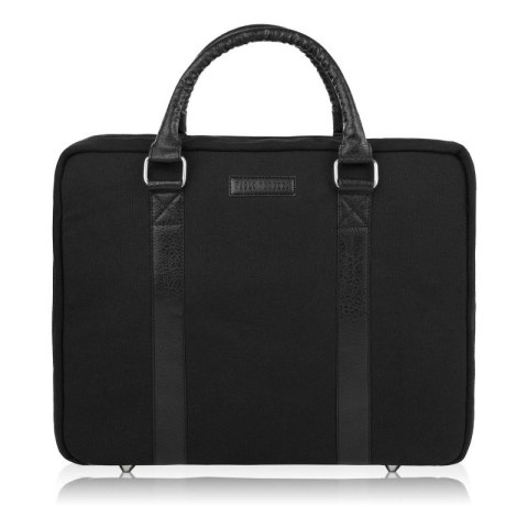 Torba męska na ramię lub do ręki wegańska do pracy na laptopa czarna Paolo Peruzzi E-14-BL Torba męska na ramię lub do ręki wegańska do pracy na laptopa czarna Paolo Peruzzi E-14-BL