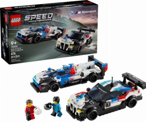 76922 - LEGO Speed Champions - Samochody wyścigowe BMW M4 GT3 & BMW M Hybrid V8 76922 - LEGO Speed Champions - Samochody wyścigowe BMW M4 GT3 & BMW M Hybrid V8