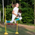 Skippi Hobby Horse A5 w brązowe łaty - koń na kiju - kantar wodze zestawie