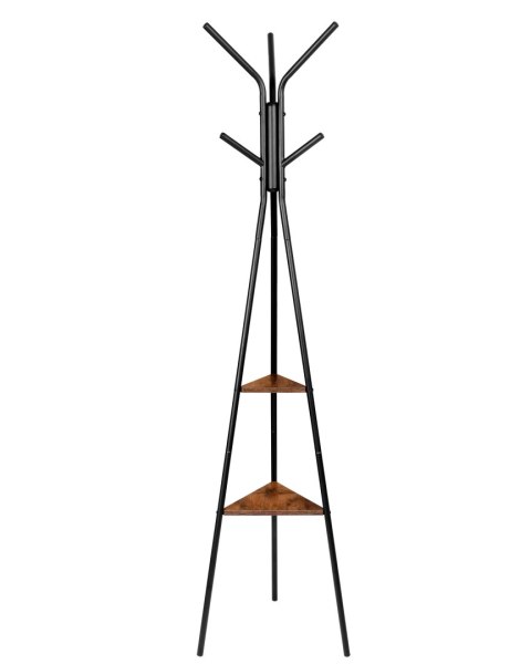 Wieszak loftowy stojący ALDO RUSTIC czarny Wieszak loftowy stojący ALDO RUSTIC czarny
