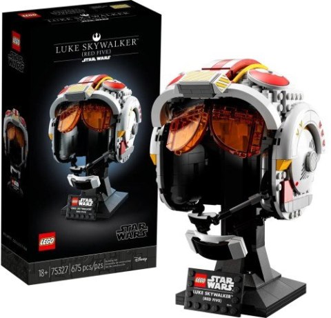 75327 - LEGO Star Wars - Hełm Luke'a Skywalkera™ - Czerwony Pięć 75327 - LEGO Star Wars - Hełm Luke'a Skywalkera™ - Czerwony Pięć