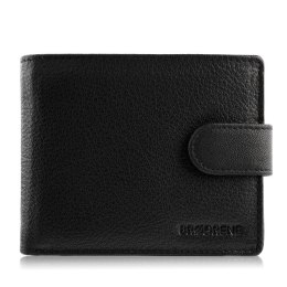 Portfel męski skórzany czarny RFID Brodrene G-31-BL