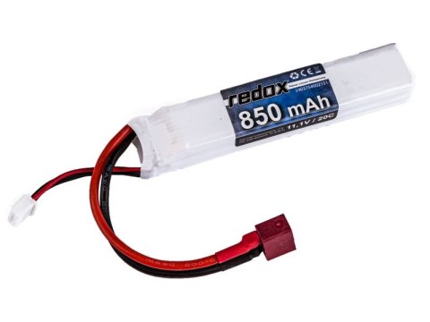 Pakiet Akumulator Redox LiPo 11,1V 850mAh 20c Pakiet Akumulator Redox LiPo 11,1V 850mAh 20c