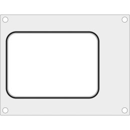 Matryca forma do zgrzewarek MCS na tackę bez podziału 187x137 mm - Hendi 805565