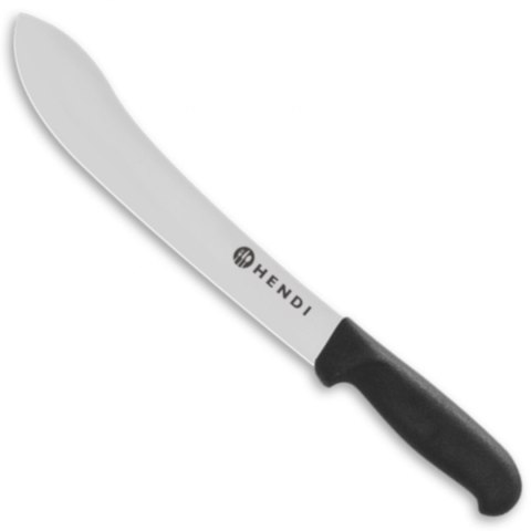 Nóż masarski do trybowania i filetowania mięsa zakrzywiony dł. 250 mm - Hendi 840184 Nóż masarski do trybowania i filetowania mięsa zakrzywiony dł. 250 mm - Hendi 840184