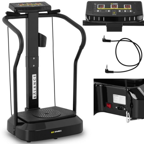 Platforma mata wibracyjna domowa do ćwiczeń fitness do 120 kg + twister Platforma mata wibracyjna domowa do ćwiczeń fitness do 120 kg + twister