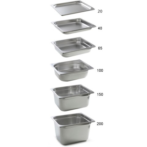 Pojemnik GN 2/1 stal nierdzewna Profi Line wys. 20 mm - Hendi 801154 Pojemnik GN 2/1 stal nierdzewna Profi Line wys. 20 mm - Hendi 801154
