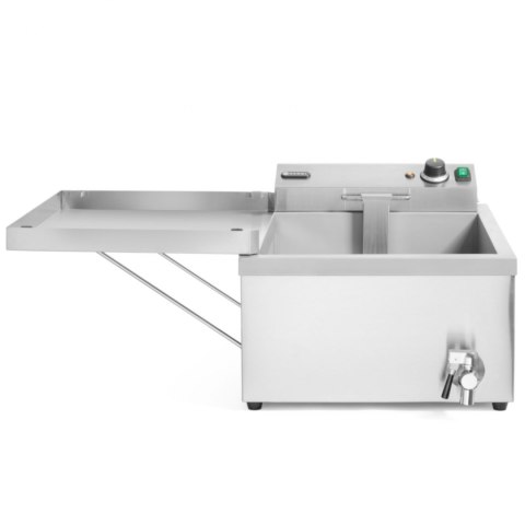 Smażalnik frytownica maszyna do smażenia pączków ryb z półką 12 l 3500 W - Hendi 205914 Smażalnik frytownica maszyna do smażenia pączków ryb z półką 12 l 3500 W - Hendi 205914