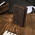 Portfel męski T-04-BR skórzane etui na klucze T-49-BR Zestaw prezentowy Paolo Peruzzi ZUP-126