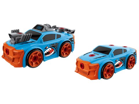 Sportowy Samochód do rozkręcania i skręcania 2w1 TUNING + Wkrętarka Sportowy Samochód do rozkręcania i skręcania 2w1 TUNING + Wkrętarka