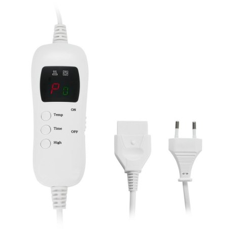 KOC ELEKTRYCZNY 120W 160*180CM Z CZASOMIERZEM SZARY CR 7418 KOC ELEKTRYCZNY 120W 160*180CM Z CZASOMIERZEM SZARY CR 7418