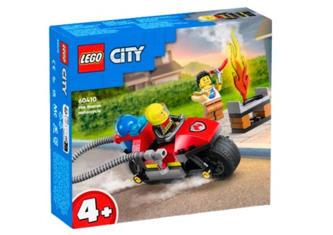 Klocki LEGO CITY Strażacki Motocykl Ratunkowy 57 Elementów 60410 Klocki LEGO CITY Strażacki Motocykl Ratunkowy 57 Elementów 60410