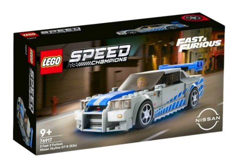 Klocki LEGO SPEED CHAMPIONS Fast & Furious Nissan Skyline GT-R (R34) 319 Elementów 76917 Klocki LEGO SPEED CHAMPIONS Fast & Furious Nissan Skyline GT-R (R34) 319 Elementów 76917